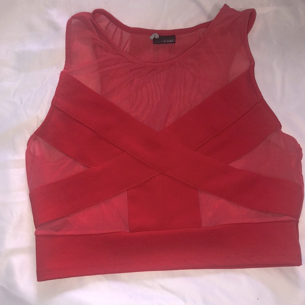 Urban Outfitters mesh crop top